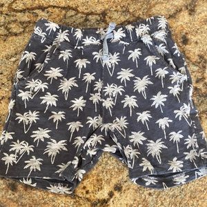 Zara palm tree shorts